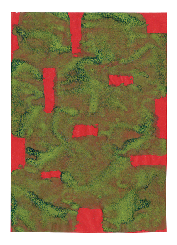 2002,acrylic on paper,18.1x13.2 cm