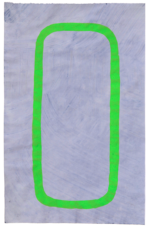 2011, Acrylic on paper, 17.5x11.4 cm